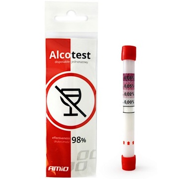 ALKOTEST ALKOHOLTESTER EINWEG- ATESTOWANY