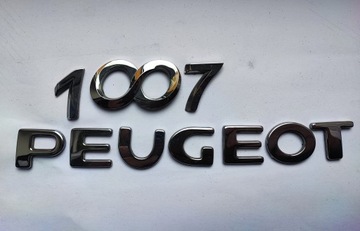 НАДПИСЬ ЭМБЛЕМА PEUGEOT 1007