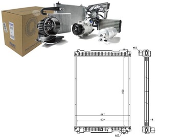 NISSENS РАДИАТОР ДВИГАТЕЛЯ 460027N 8MK376722251