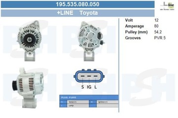 BV PSH 195.535.080.050 ГЕНЕРАТОР