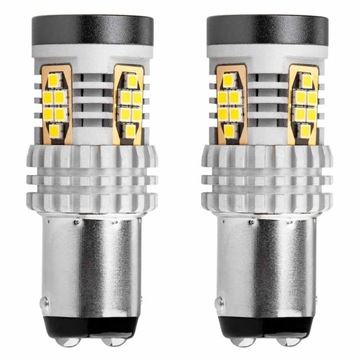 ЛАМПОЧКИ LED (СВЕТОДИОД ) CANBUS 3020 24SMD 1157 BAY15D P21/5W WHITE 12V 24V