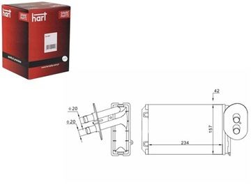 ОБОГРЕВАТЕЛЬ TRANSPORTER T4 90- Z КОНДИЦИОНЕРА. HART