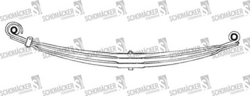 РЕССОРА VOLVO SCHOMÄCKER 09528000, O.E. 257433