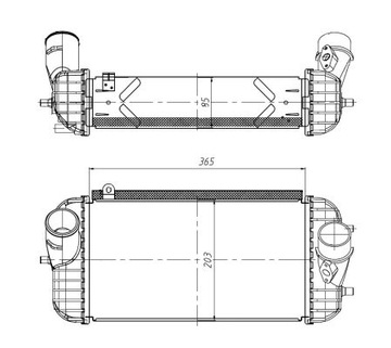 ИНТЕРКУЛЕР HYUNDAI SANTE FE 2.2D13-