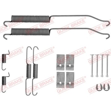 КОМПЛЕКТ DODATKÓW, КОЛОДКИ ТОРМОЗНЫЕ QUICK BRAKE 105-0036