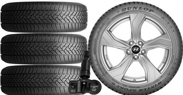 НОВЫЕ ШЕСТЕРНИ ЗИМА HYUNDAI VELOSTER DUNLOP 215/45R17+TPMS