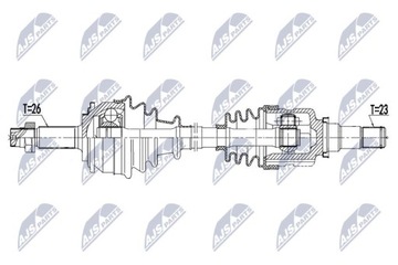 ПОЛУОСЬ ПРИВОДНАЯ TOYOTA YARIS 1.3 11- /ПРАВОЕ/