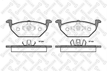 КОЛОДКИ ТОРМОЗНЫЕ VW GOLF 1.4/1.9SD 97-99, SKODA OC