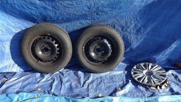 VW GOLF 5 V JETTA II 5X112 ET47 ДИСКИ 15 ШЕСТЕРНИ ЗИМНИЕ 195/65/15 1K0601027T