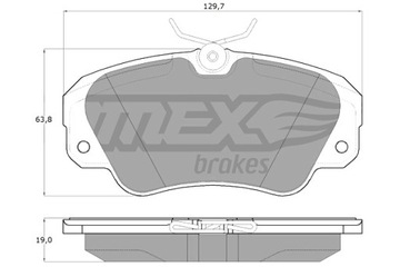 TOMEX BRAKES КОЛОДКИ ТОРМОЗНЫЕ OPEL OMEGA B 93-03