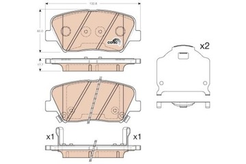 TRW GDB3549 КОЛОДКИ ТОРМОЗНЫЕ