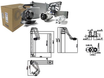 ИСПАРИТЕЛЬ КОНДИЦИОНЕРА SUZUKI SX4 1.5 1.6 06.06- NISSENS