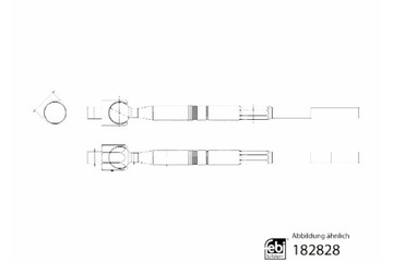 FEBI BILSTEIN ТЯГА РУЛЕВАЯ L/P ISUZU D-MAX II 1.9D 2.5D 06.12-