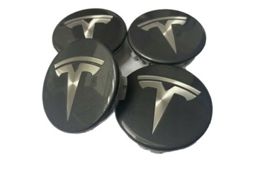 TESLA 57MM НОВИЙ КОВПАЧОК 57 MM 4 ШТУКИ ЧОРНИЙ