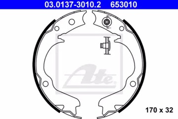 КОМПЛЕКТ КОЛОДОК ТОРМОЗНЫХ SUBARU ATE