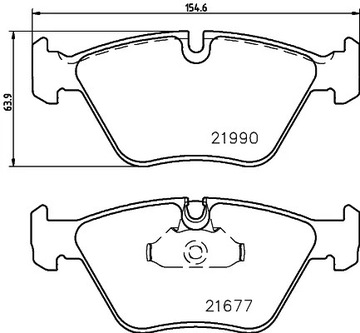 КОЛОДКИ HAM. PRZ. BMW