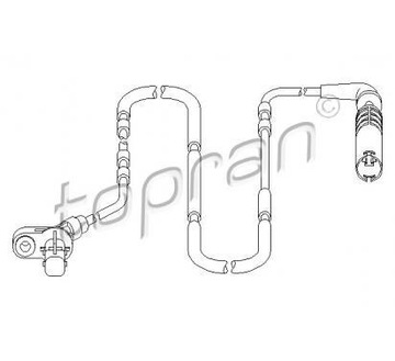 TOPRAN ДАТЧИК ABS ЗАДНИЙ L/P