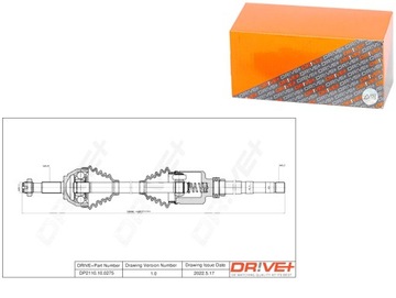 ПОЛУОСЬ ПРИВОДНАЯ CITROEN JUMPER 1.9D-2.5 9 6-02 P DRIVE+