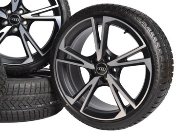 ШЕСТЕРНИ ЗИМА 19 5X112 ОРИГИНАЛ AUDI A3 S3 RS3 8Y 8V НОВЫЕ 235/35/19 PIRELLI