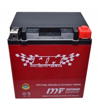BATTERIE GEL AGM DO MOTORRAD QUADA 12V 30 AH CF MOTO KYMCO 800 HARLEYA