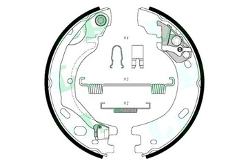 LPR КОМПЛЕКТ КОЛОДОК ТОРМОЗНЫХ LAND ROVER DISCOVERY III RANGE ROVER