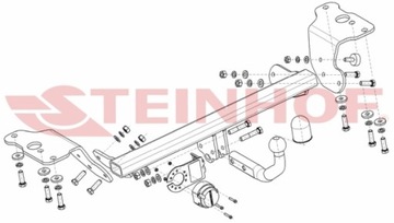 STEINHOF КРЮК БУКСИРОВОЧНЫЙ TOYOTA AURIS 2006-