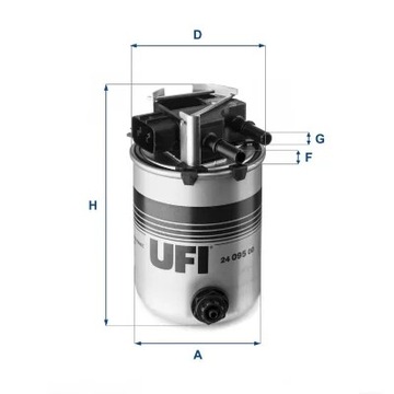 ФИЛЬТР ТОПЛИВА UFI 24.095.00