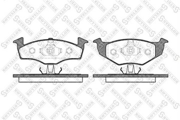 КОЛОДКИ HAM. ПЕРЕД Z NAKŁ. ANTYWIBR. VW GOLF III/VENTO/POLO 1.4/1.6/1.9D/TD