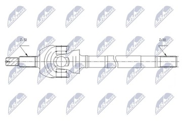 ПОЛУОСЬ ПРИВОДНАЯ JEEP WRANGLER 07-18 /PRZEDNIA,PRAWA