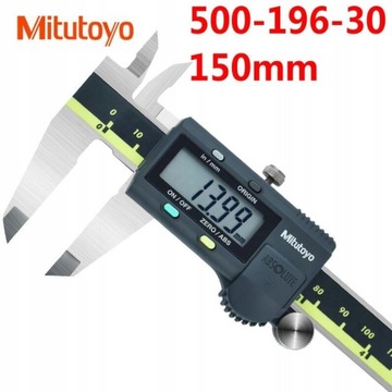 Mitutoyo calipers 6in 0-150mm 500-196-30 digits