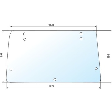 СТЕКЛО ЗАДНЯЯ FIAT, FORD 650885698 GRANIT