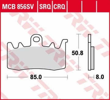 TRW КОЛОДКИ ТОРМОЗНЫЕ KH630 SINTER STREET BMW F800R