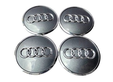 4X КОЛПАЧКИ KAPSLE ЗАГЛУШКИ 61/58 MM AUDI 8W0601170 A2 A3 A4 A6 A8 Q3 Q5