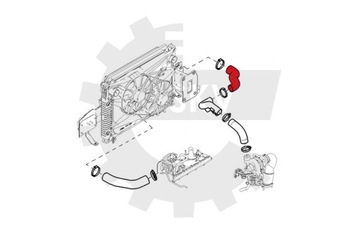 ПАТРУБОК ТУРБИНЫ ANTARA 2.0 TDCI CAPTIVA 4805578