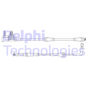 DELPHI STYK ПРЕДУПРЕЖДАЮЩИЙ LZ0325 JAGUAR T2H23971