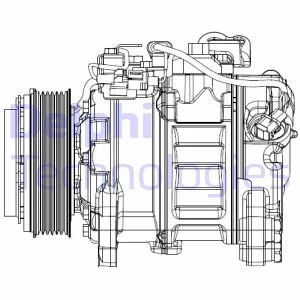 CS20501/DEL КОМПРЕССОР KLIM.BMW X3 F25 11-