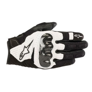 ПЕРЧАТКИ ALPINESTARS SMX-1 AIR V2 BLACK/WHITE XL