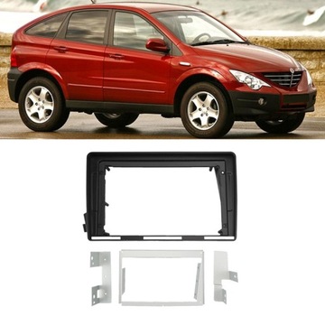 FOR SSANG YONG ACTYON KYRON 05-11 DVD STEREO FRAME