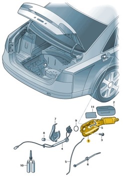 ВКЛАД ПЛАСТИК ЗАЛИВНОЇ ГОРЛОВИНИ ПАЛИВА ЗАХИСТ AUDI A8 D4 PRZEDLIFT ASO ORYGNIAŁ