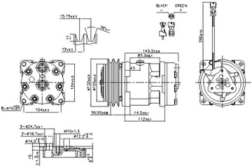 NISSENS КОМПРЕССОР КОНДИЦИОНЕРА RVI MIDLUM PREMIUM 04.96-