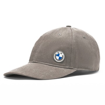 CZAPKA Z DASZKIEM BMW ЛОГОТИП, СЕРАЯ, UNISEX