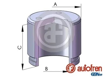 AUTOFREN SEINSA D02572 ПОРШЕНЬ, СУППОРТ ТОРМОЗА