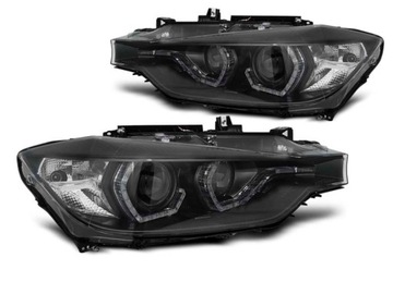 ФОНАРИ BMW F30 F31 11-15 LED (СВЕТОДИОД ) BLACK ХОДОВЫЕ ОГНИ ДХО КСЕНОН