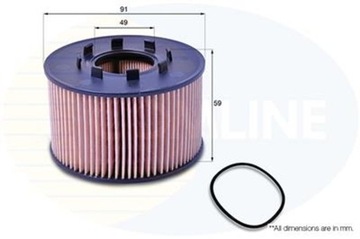 COMLINE EOF082 ФИЛЬТР МАСЛА