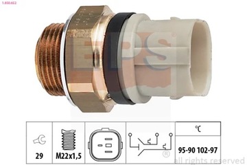 ВЫКЛЮЧАТЕЛЬ ВЕНТИЛЯТОРА VW 2B 1-850-652