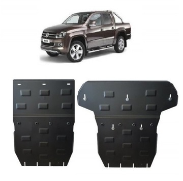 КОМПЛЕКТ СТАЛЬНЫХ ЗАЩИТ ДНИЩА VW AMAROK (2010-2023) - БЕЗ SILNKÓW V6