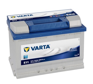 VARTA АККУМУЛЯТОР 12V 74AH/680A L- 278X175X190 BLUE DYNAMIC