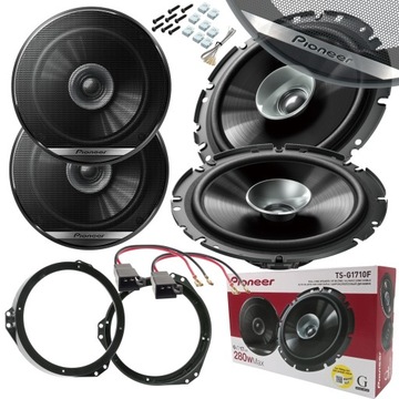 PIONEER ДИНАМИКИ + ПРОСТАВКИ DO OPEL ASTRA F G CALIBRA A COMBO MERIVA