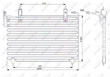 NRF 35071 КОНДЕНСАТОР, КОНДИЦИОНЕР