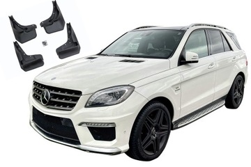 MERCEDES ML W166 2011-15 AMG БРЫЗГОВИКИ ПОД ПОДНОЖКИ